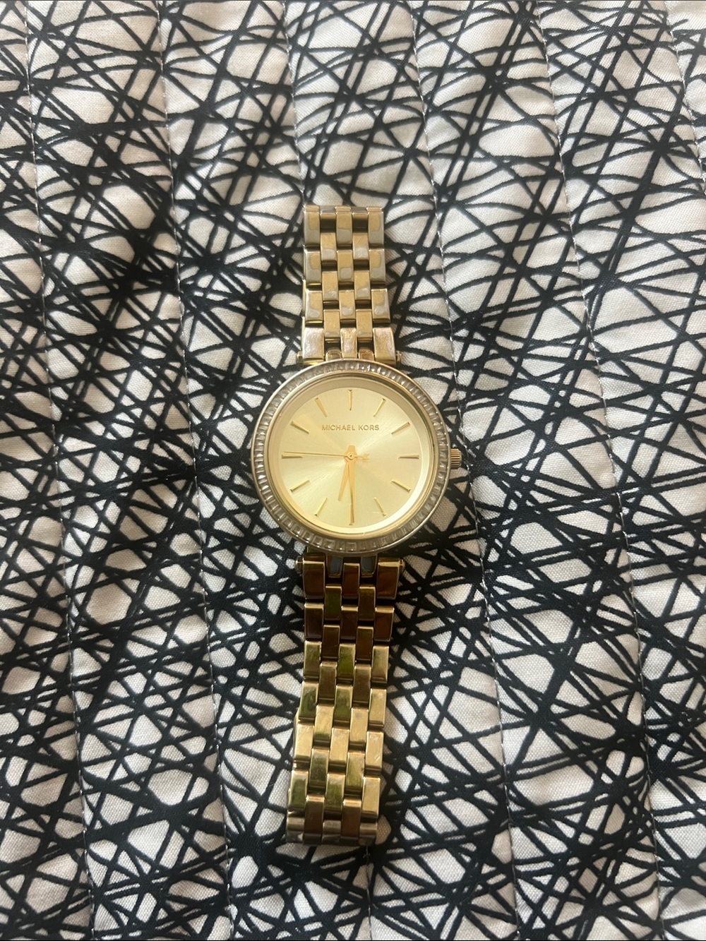 Michael Kors Gold and Champagne Women's Link Bracelet Watch